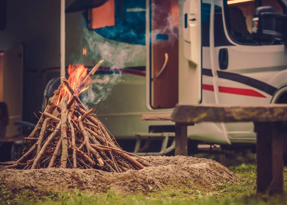 camping website design