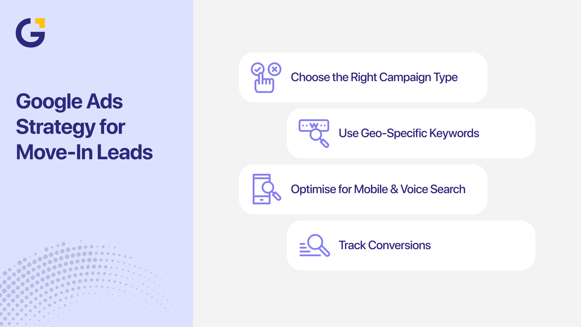 Google Ads Strategy for Move-in Leads