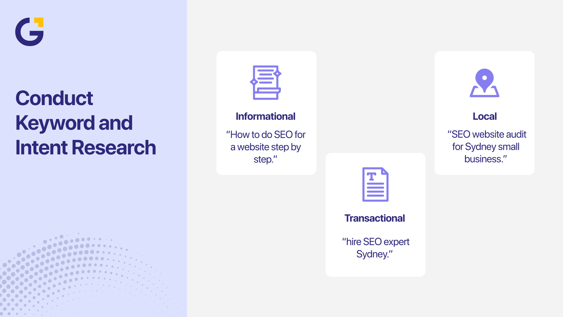 Conduct Keyword and Intent Research