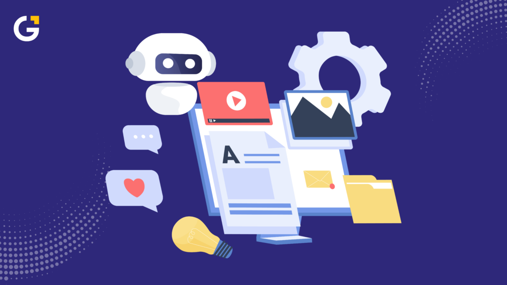 AI content marketing in Australia automation illustration