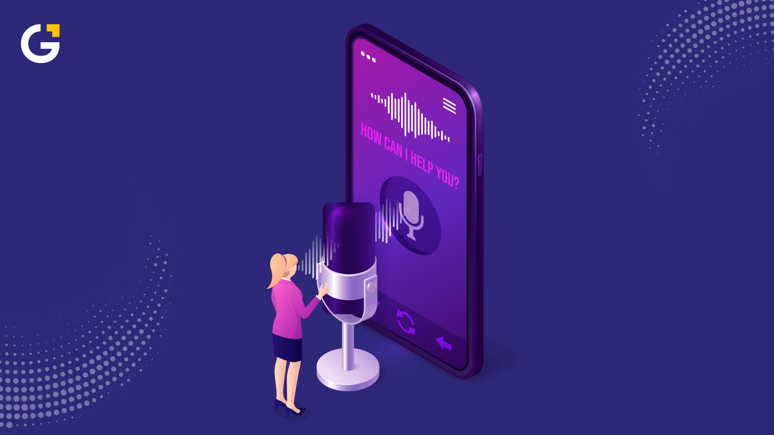 Voice search Australia mobile assistant and smart search graphic