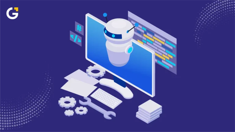 AI websites in Melbourne automation and chatbot illustration