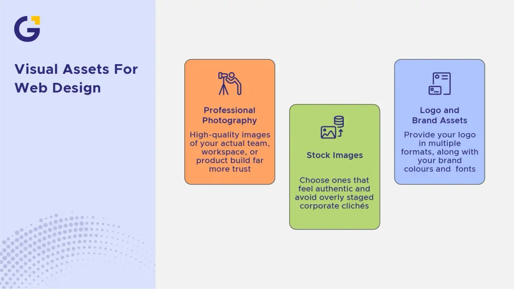 visual assets for web design