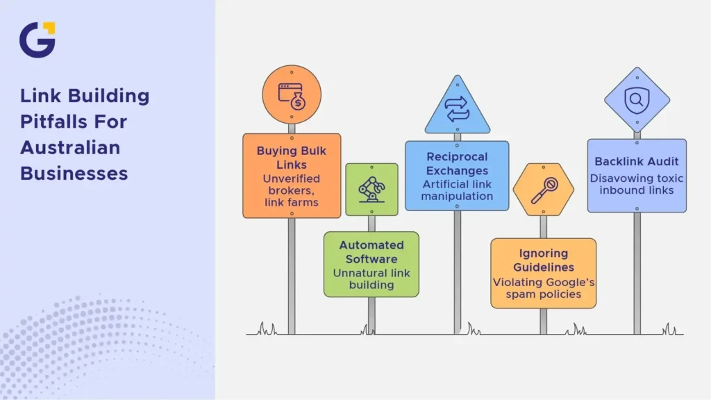 link building pitfalls for Australian businesses